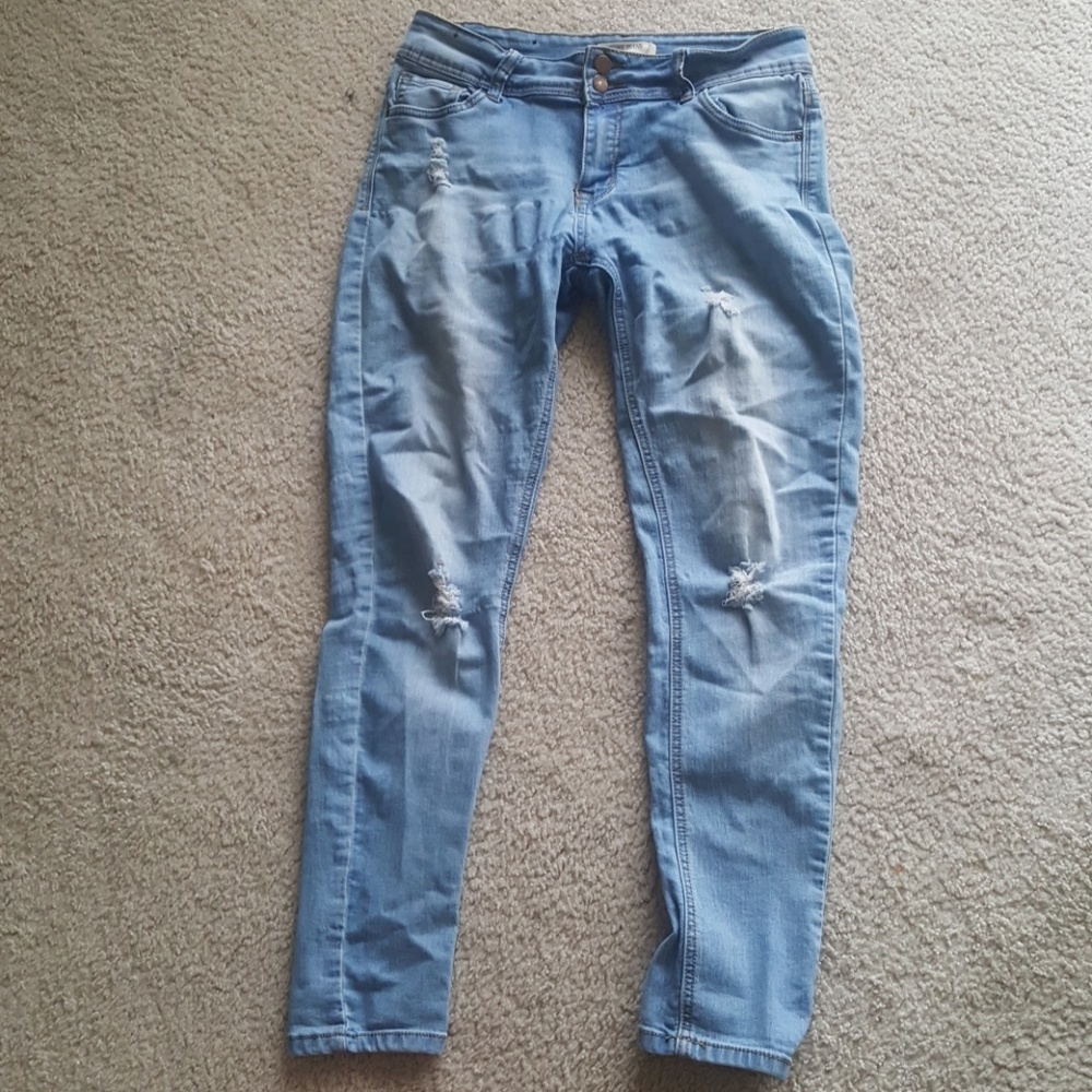 Light blue jeans